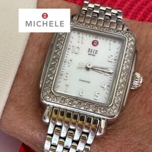 Michele Mini Madison Diamond watch 12mm